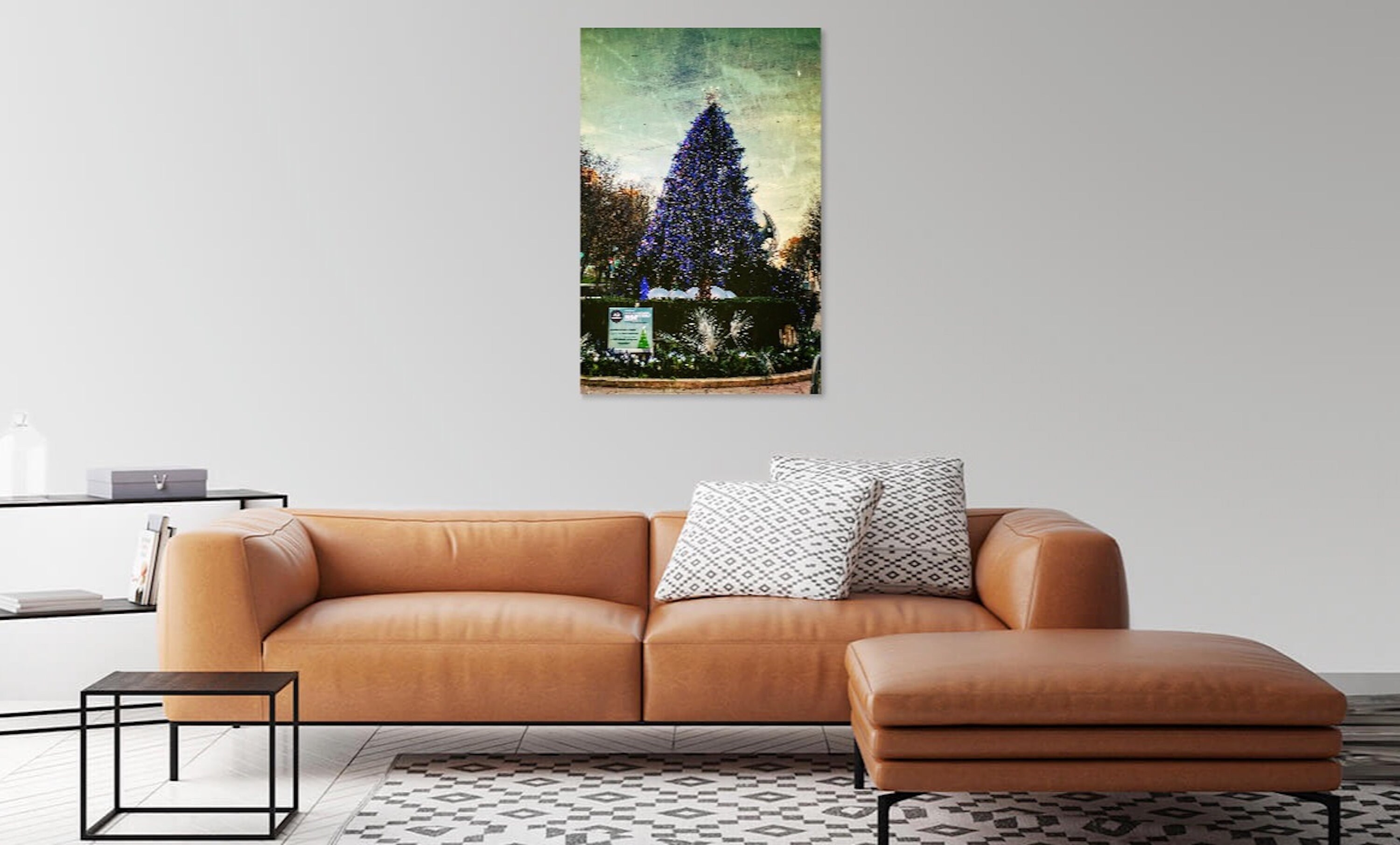 Feliz Navidad Árbol de Navidad Oficial de Chicago 2020 Arte Etsy España