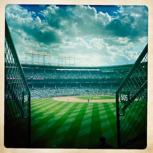 Bleacher Seats, Wrigley Field, Chicago Cubs, Stadium, baseball