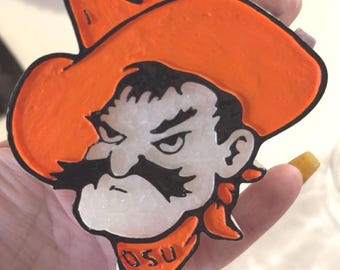 Pistol Pete Car Freshie | Oklahoma State Cowboys Fan