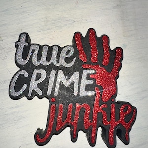 True Crime Junkie Car Freshie: Rear View Mirror Air Freshener