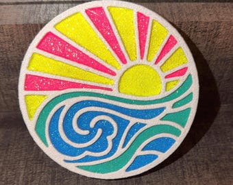 Sunset & Waves | Summertime | Car Freshie | Car Freshener |