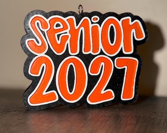 Senior 2027 Car Freshie Air Freshener