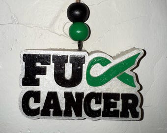 F*ck Cancer Ribbon Car Freshie: Awareness Car Freshener
