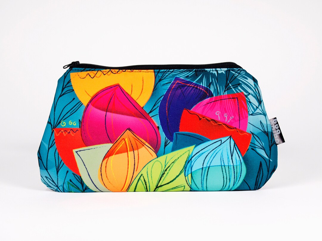 Art Print Bag Zipper Pencil Pouch Womens Cosmetic Bag Etsy