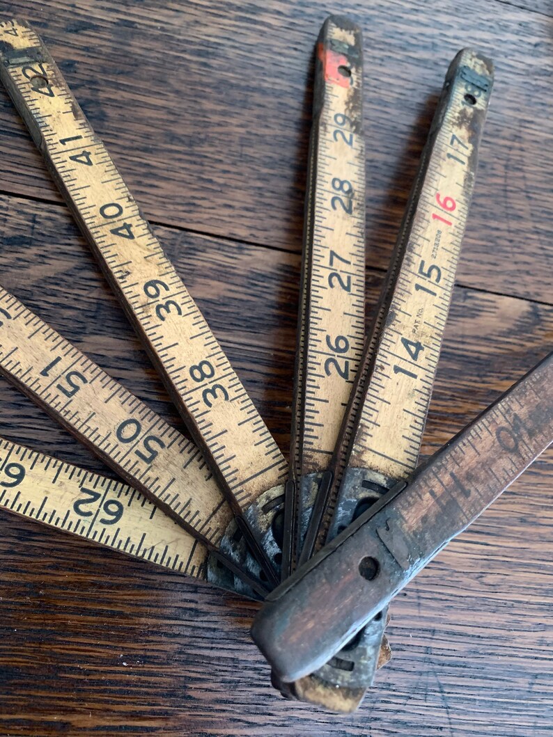 Vintage Collapsible Ruler Calligraphy Craft Supplies Tools Issho Ueno Com