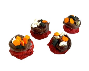 Halloween Spooky Children's Easy to Bake Oven Mixes Play Toy Oven Real 8 Mixes Mega Refill Kit Pumpkin Cupcakes Red Velvet Cookies