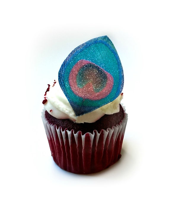 Home Furniture Diy 36 Peacock Feathers Cupcake Fairy Cake