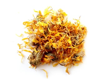 Reiki Charged Calendula Flowers Wildcrafted in Egypt Loose Leaf Dried Whole 10 gram bag Small Sample Tea