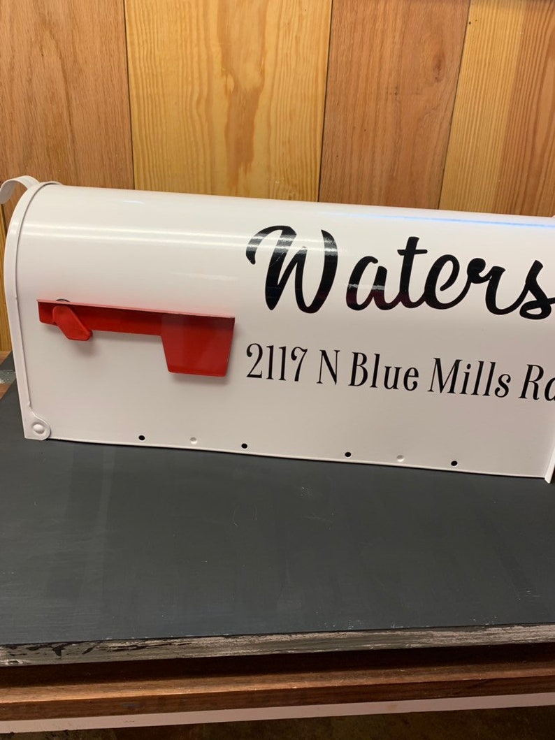 Hand Painted Mailbox Race Car Mailbox Personalize Mailbox Etsy