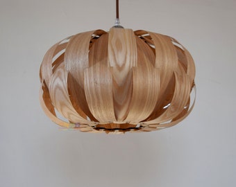 New!Wood Pendant Light-Chandelier-Light Fixture-Ceiling Light-Pendant Light-Wood Light-Lighting-Rustic Light-Crown Pendant Light-Chinese Ash