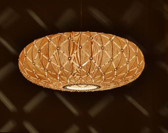 Żyrandol-Oprawa świetlna-Lampa wisząca z drewna-Lampa sufitowa-Lampa wisząca-Lampa wisząca-Lampa rustykalna-Lampa wisząca Galaxy-Fornir jesionowy chiński