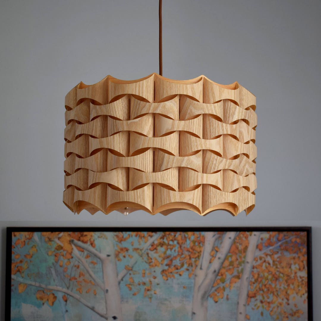 Ceiling Light-pendant Light-wood Pendant Light-chandelier-light Fixture ...