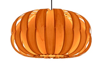 Handmade Maple Ceiling Light-Crown Pendant Light-Chandelier-Light Fixture-Wood Pendant Light-Lighting-Pendant Light-HangingLamp-Rustic Light