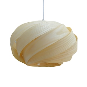 Ceiling Light-Wood Pendant Light-Chandelier-Pendant Light-Light Fixture-Lighting-Rustic Lighting-Handmade NEST Pendant Light-American Ash