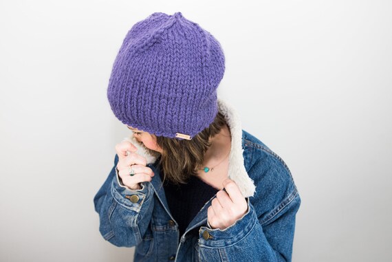 Cuffia ai ferri in lana e alpaca un cappello caldo e grosso | Etsy Italia