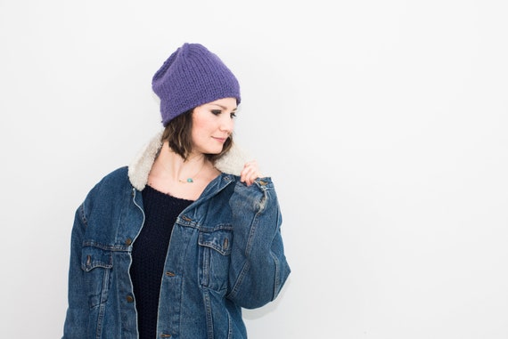Cuffia ai ferri in lana e alpaca un cappello caldo e grosso | Etsy Italia