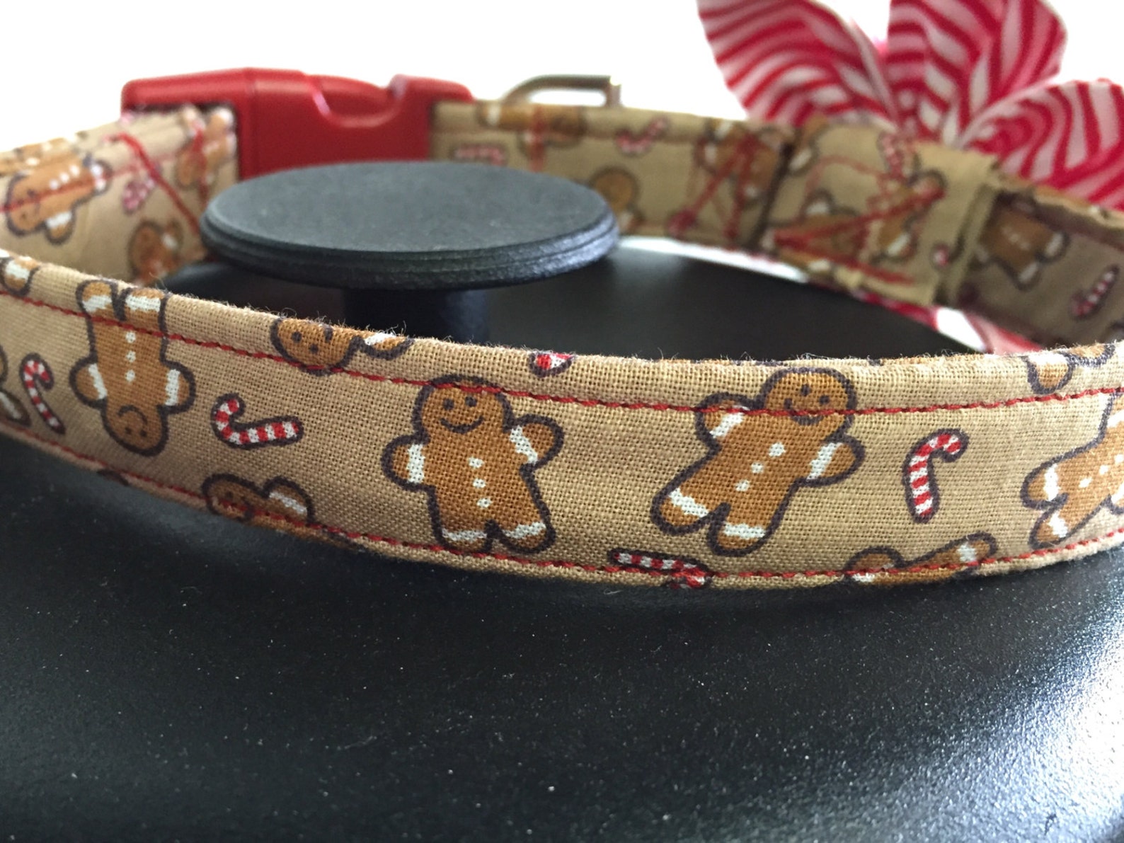Dog Collar Gingerbread Man Collar Candy Cane Collar Etsy