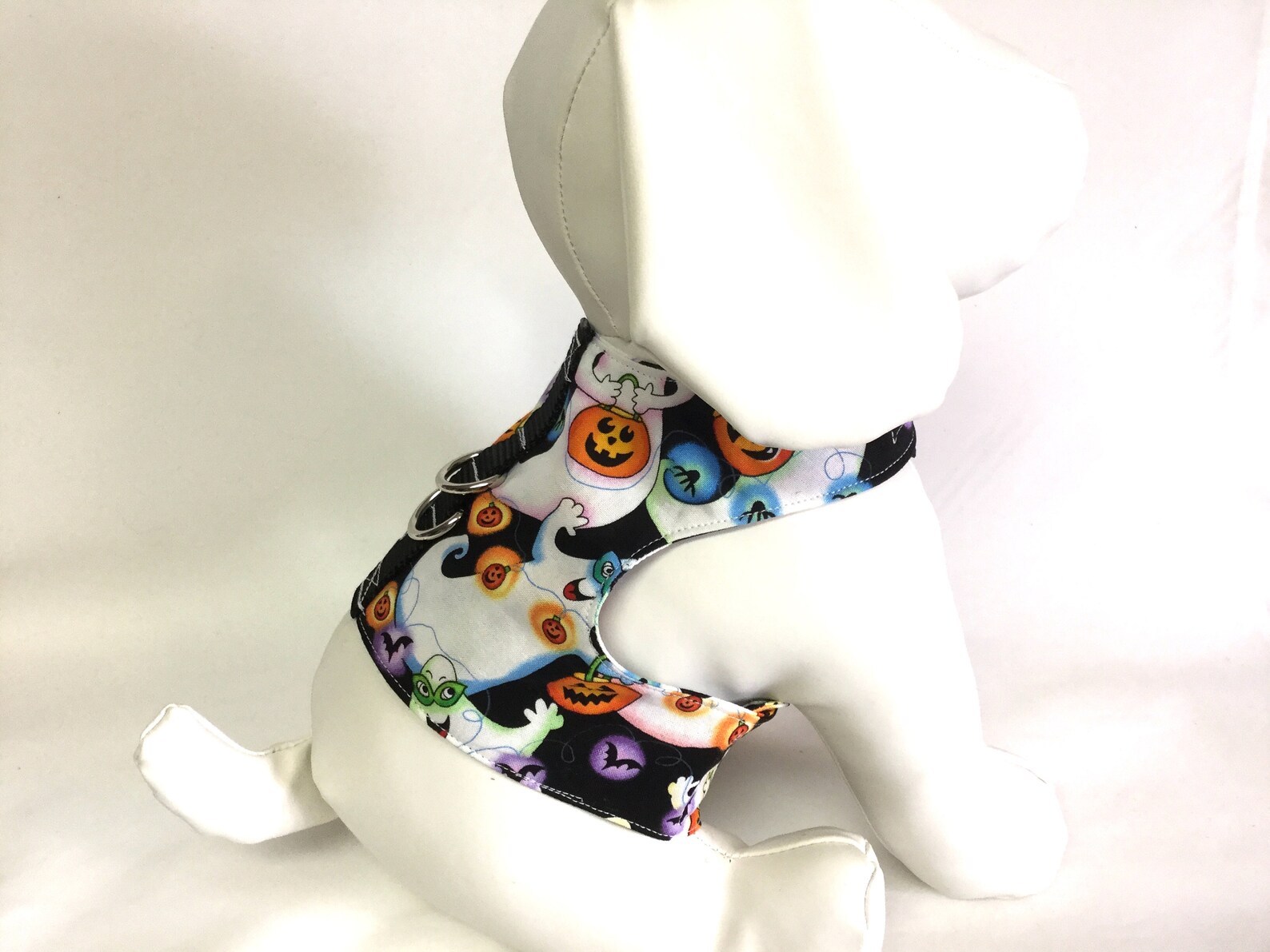 Dog Harness Halloween Dog Harness Ghost Dog Harness Vest Etsy