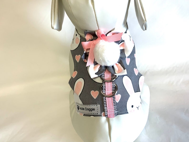 Dog harness vest dog harness bunny dog harness Easter dog Etsy