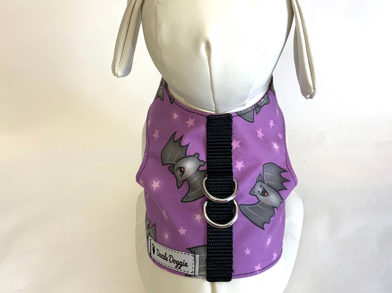 Dog Harness Vest Dog Harness Halloween Dog Harness Bat Dog Etsy