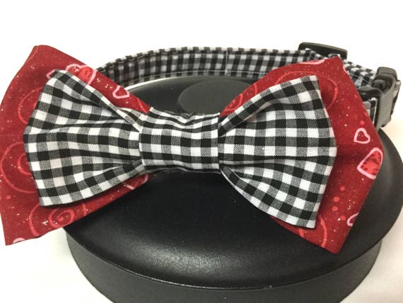 etsy dog collar bow tie