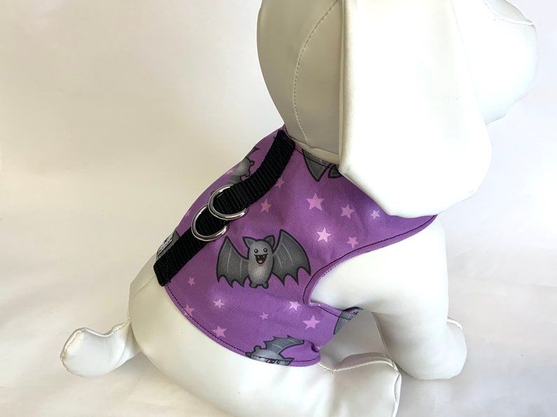 Dog Harness Vest Dog Harness Halloween Dog Harness Bat Dog Etsy