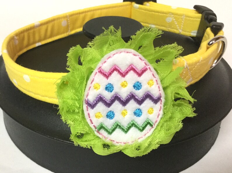 Dog collar Easter dog collar Easter egg dog collar spring Etsy