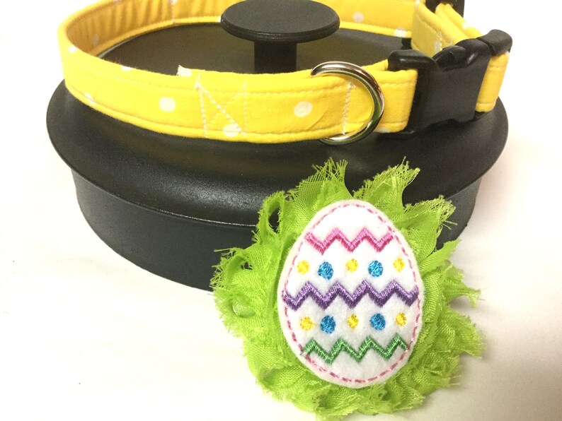 Dog collar Easter dog collar Easter egg dog collar spring Etsy