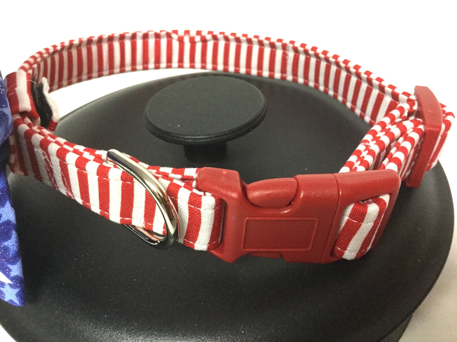 Dog Collar Red White and Blue Dog Collar Patriotic Dog Etsy