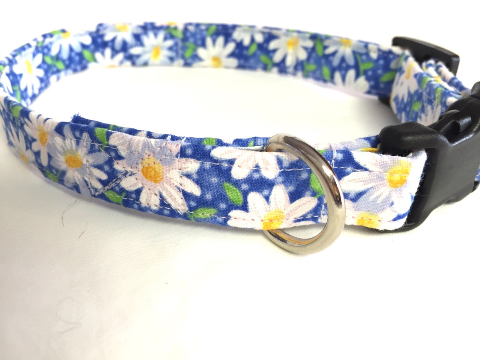 Dog Collardaisy Dog Collarblue Collar Handmade Etsy