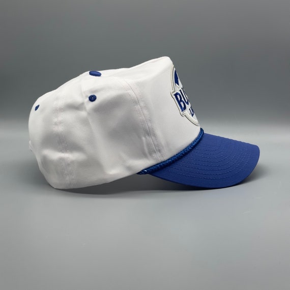 BUSCH LIGHT Beer Hat Vintage Retro 2-Tone Royal B… - image 6