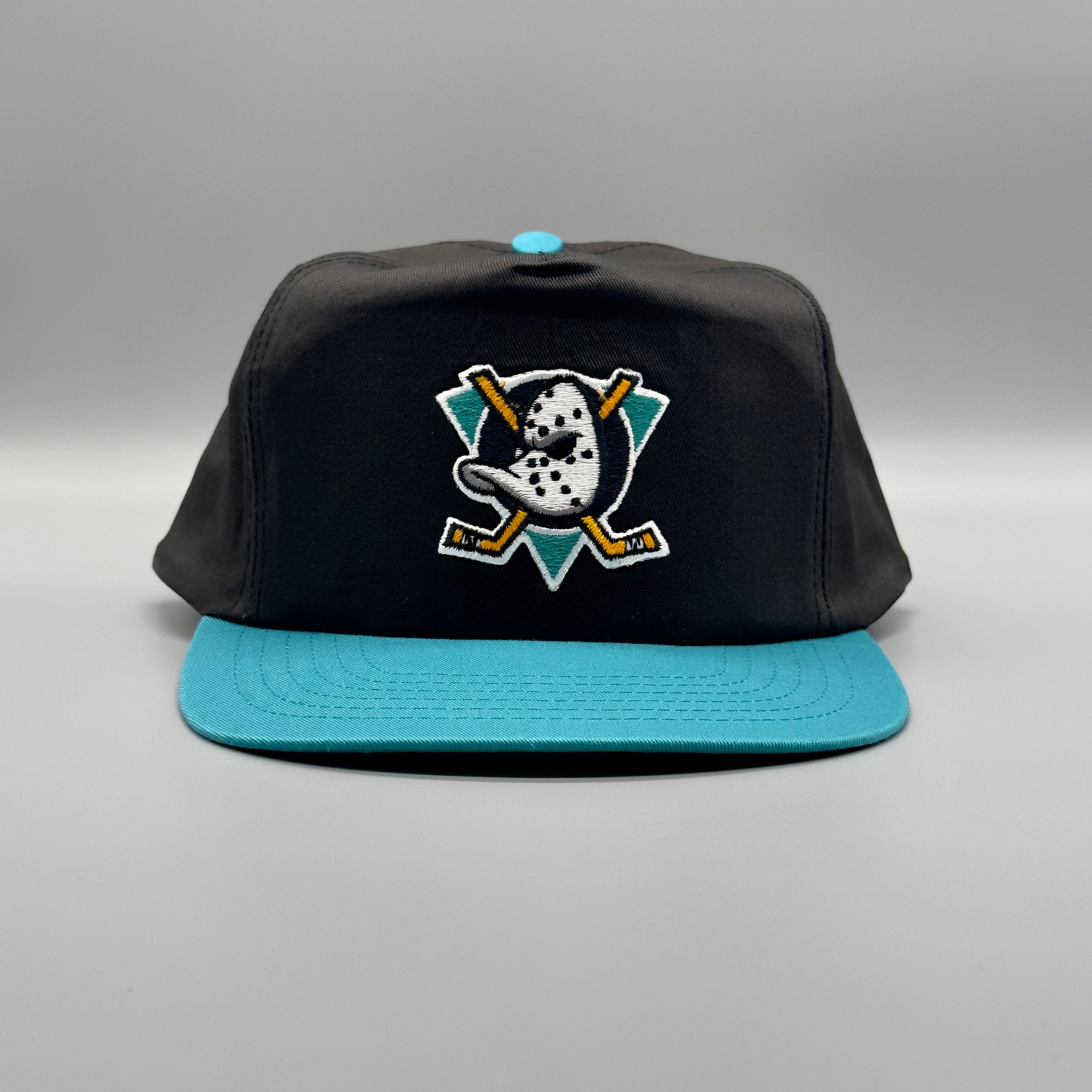 Anaheim Mighty Ducks Vintage Starter Flex-Fit Fitted Cap Hat Size 6 5/8 - 7  1/8