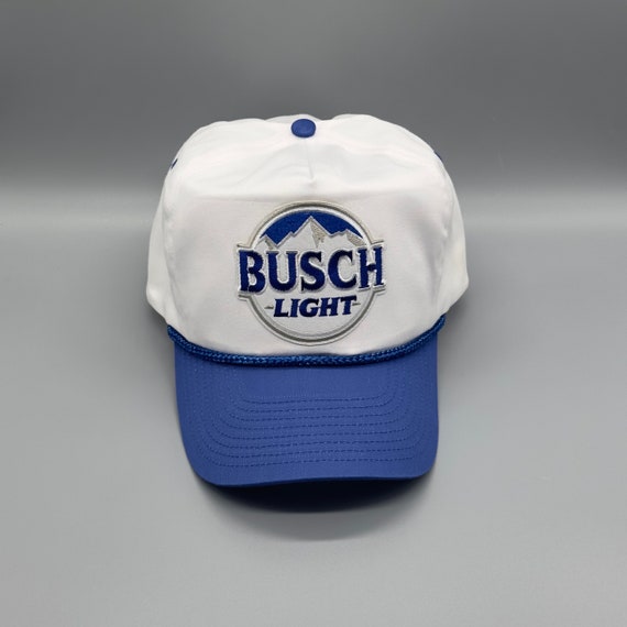 BUSCH LIGHT Beer Hat Vintage Retro 2-Tone Royal B… - image 2