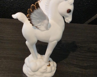 Vintage George Good Pegasus horse figurine Japan Fantasy Mythical