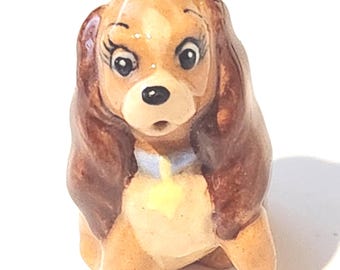 Vintage Disney Hagen Renaker Dog Lady & Tramp figurine LADY