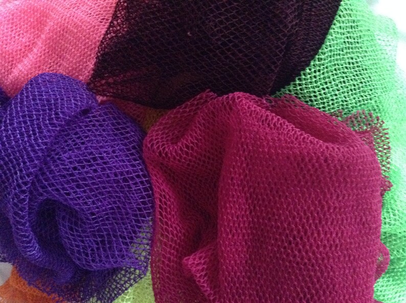 African exfoliating body net. All net back scrubber. Etsy