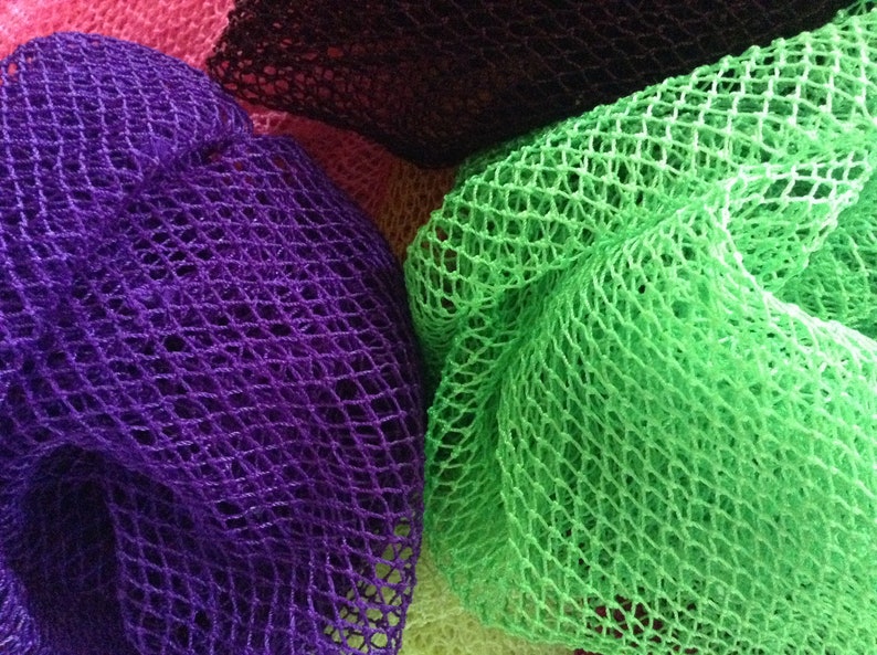 African exfoliating body net. All net back scrubber. Etsy
