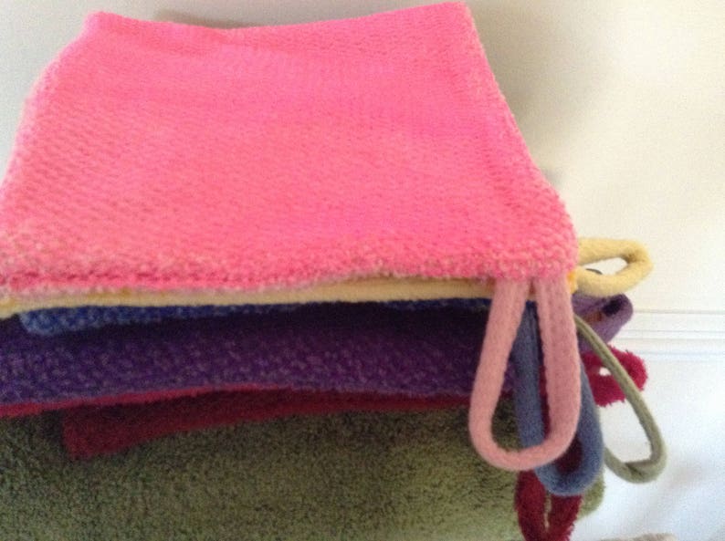Washcloth. Exfoliating net washcloth. Travel washcloth. Gift Etsy