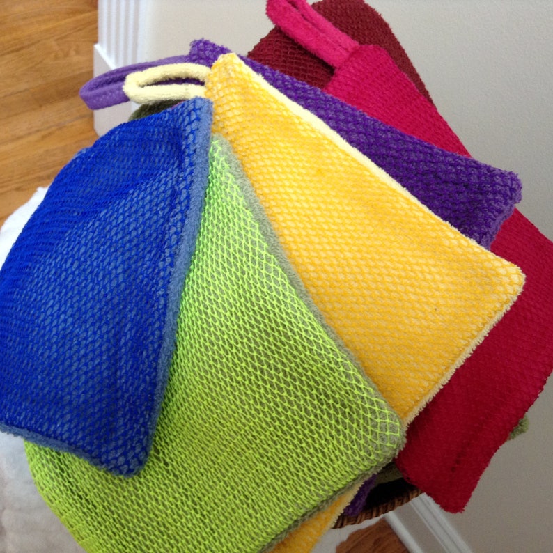 Washcloth. Exfoliating Net Washcloth. Travel Washcloth. Gift Etsy