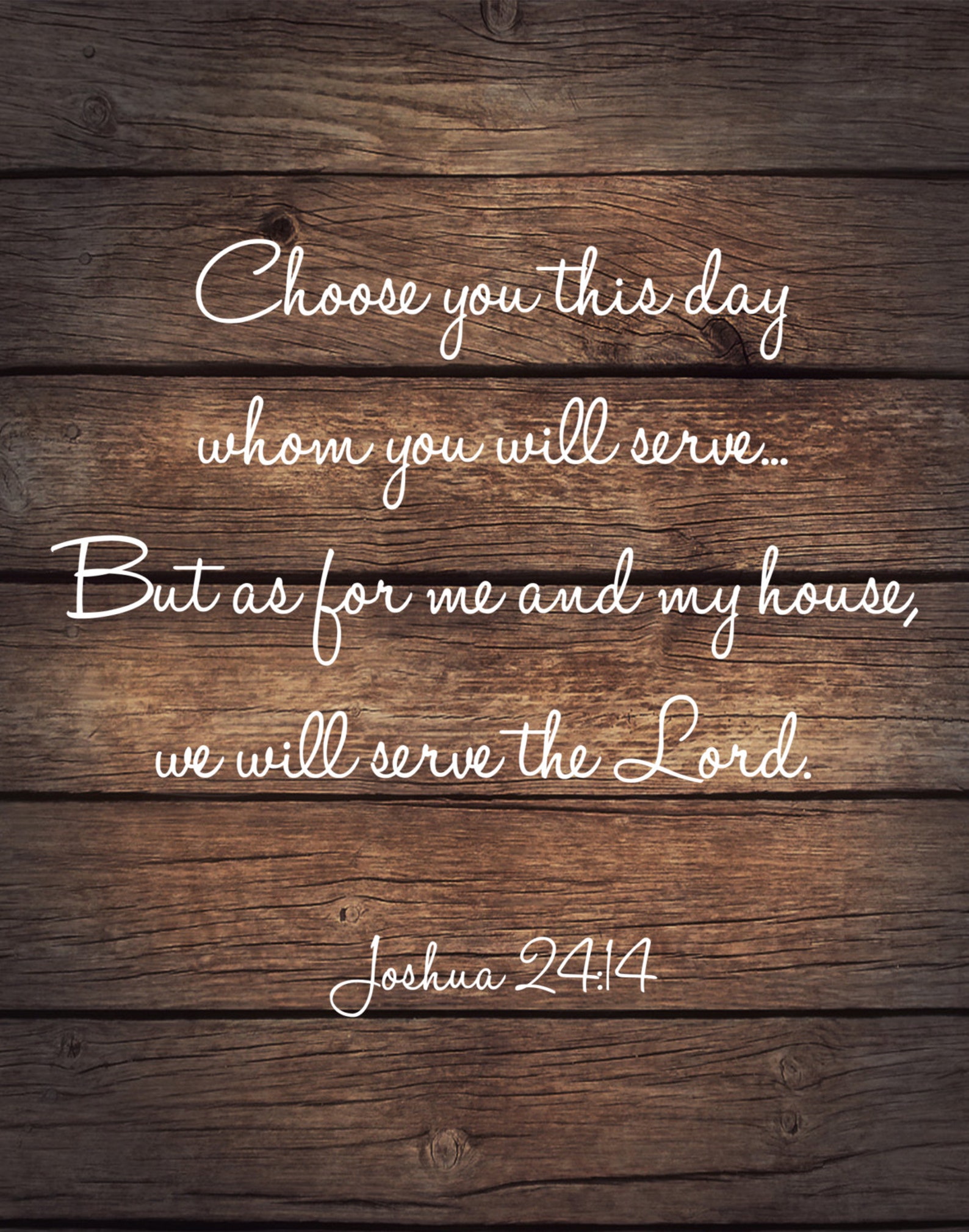 Choose this day whom you will serve 1 etsy