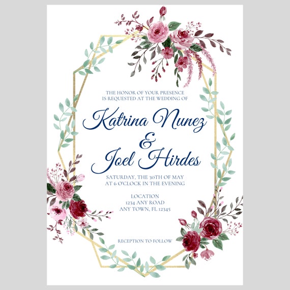 Custom Blue Wedding Invitation Gift Card Envelopes For 5x7 Cards