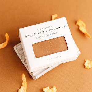 Grapefruit + Spearmint - Handmade Natural Bar Soap