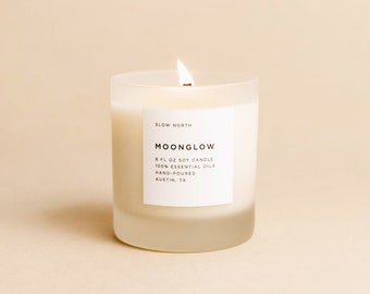 Essential Oil + Soy Wax Candle - Moonglow