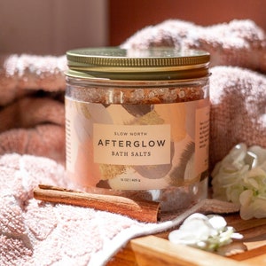 Afterglow Bath Salts - 15oz Jar