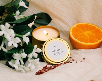 Twilight | 6 oz | Soy Wax & 100% Essential Oils Candle | Gifts for Her, Housewarming, Care Package Gift