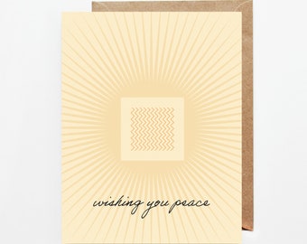 Wishing You Peace Greeting Card