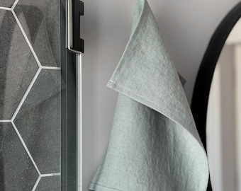 Super-Heavy Linen Bath Towels CANAPO. Pre-Washed. Masters of Linen. Made in Lithuania