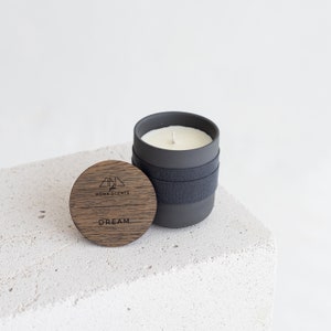 BLACK Scented CANDLE: Glamour, Unity, Fortune, Dream. Plant Wax Candle 280g / 10oz. Luxury Gift. Men's aroma DREAM