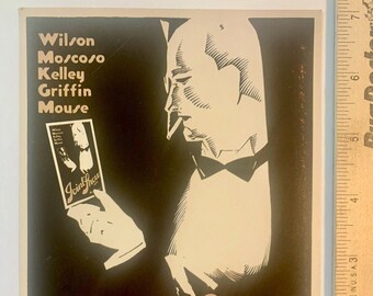 Joint Show * Postcard / Handbill / Mini Poster * Mouse Wilson Moscoso Kelley Griffin * Mouse Studios * 1986 * 5x7