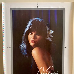 Linda RONSTADT * Promo Poster * Simple Dreams * Label Release * Pre-Trim * Vintage * Original * 1977 * 23&quot;x29&quot; * Collectible